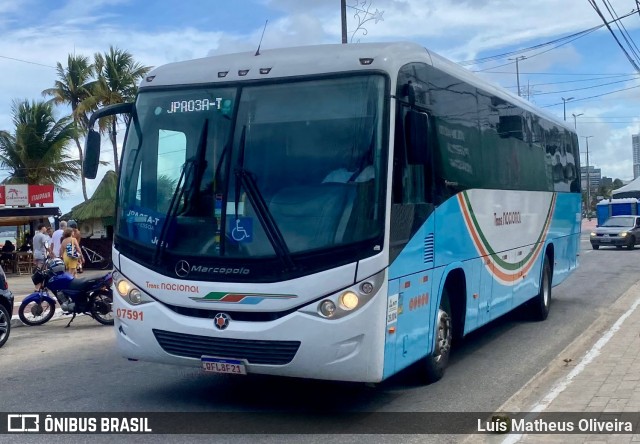 TBS - Travel Bus Service > Transnacional Fretamento 07591 na cidade de João Pessoa, Paraíba, Brasil, por Luís Matheus Oliveira. ID da foto: 12093837.