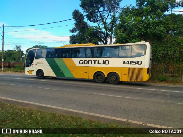 Empresa Gontijo de Transportes 14150 na cidade de Ipatinga, Minas Gerais, Brasil, por Celso ROTA381. ID da foto: 12092237.