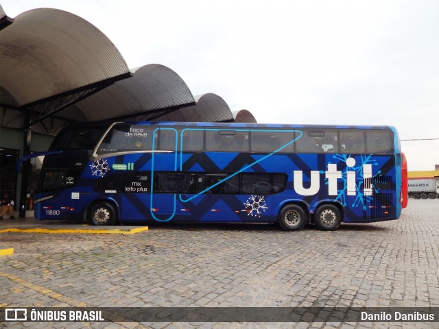 UTIL - União Transporte Interestadual de Luxo 11880 na cidade de Itapeva, Minas Gerais, Brasil, por Danilo Danibus. ID da foto: 12094024.