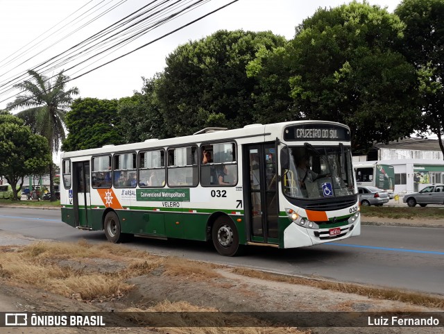Auto Viação Veleiro 032 na cidade de Maceió, Alagoas, Brasil, por Luiz Fernando. ID da foto: 12093211.