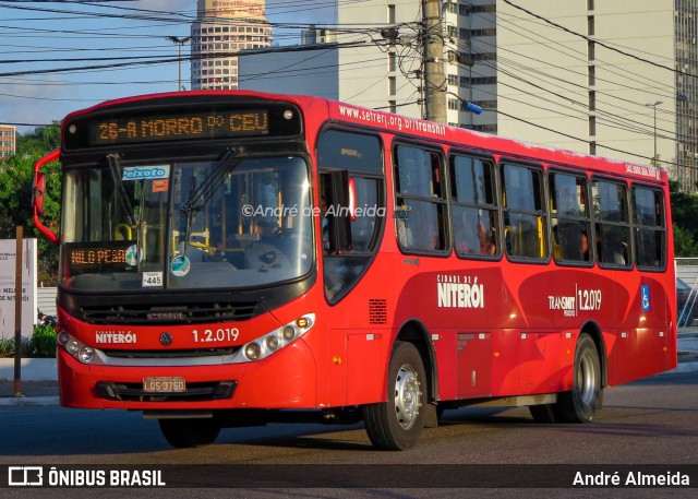 Transportes Peixoto 1.2.019 na cidade de Niterói, Rio de Janeiro, Brasil, por André Almeida. ID da foto: 12091434.