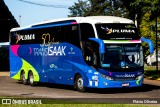 Trans Isaak Turismo 2075 na cidade de Cascavel, Paraná, Brasil, por Flávio Oliveira. ID da foto: :id.