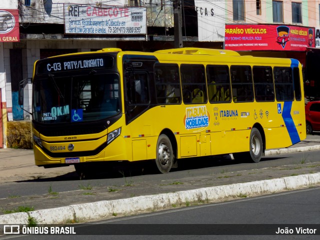ATT - Atlântico Transportes e Turismo 882494 na cidade de Itabuna, Bahia, Brasil, por João Victor. ID da foto: 12096543.