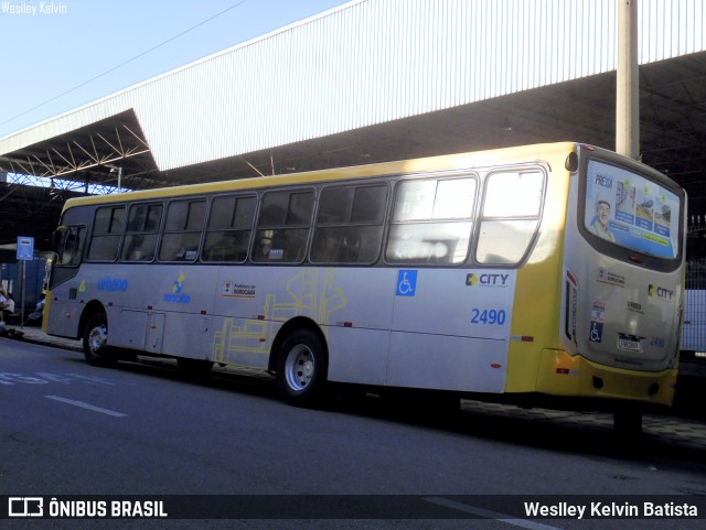 City Transporte Urbano Intermodal Sorocaba 2490 na cidade de Sorocaba, São Paulo, Brasil, por Weslley Kelvin Batista. ID da foto: 12094886.