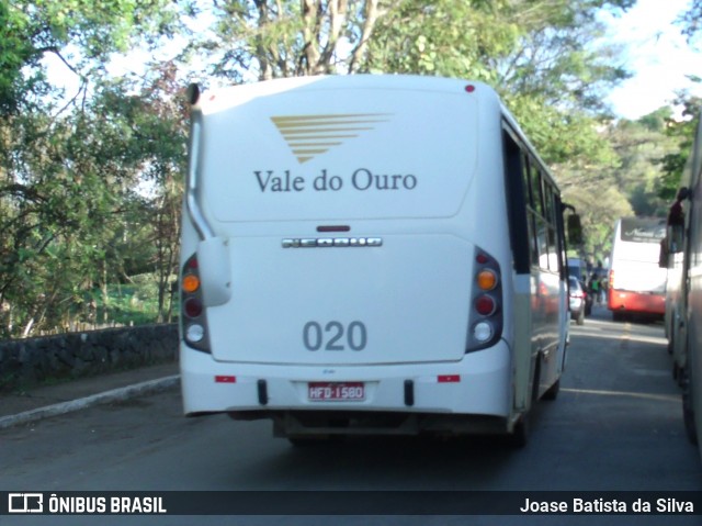 Vale do Ouro Transporte Coletivo 020 na cidade de Tiradentes, Minas Gerais, Brasil, por Joase Batista da Silva. ID da foto: 12096447.