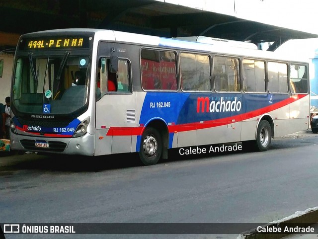 Transportes Machado RJ 162.045 na cidade de Magé, Rio de Janeiro, Brasil, por Calebe Andrade. ID da foto: 12094338.