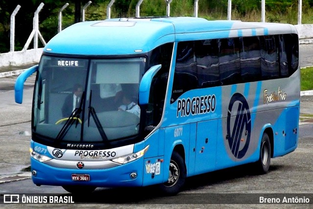 Auto Viação Progresso 6071 na cidade de Aracaju, Sergipe, Brasil, por Breno Antônio. ID da foto: 12095347.