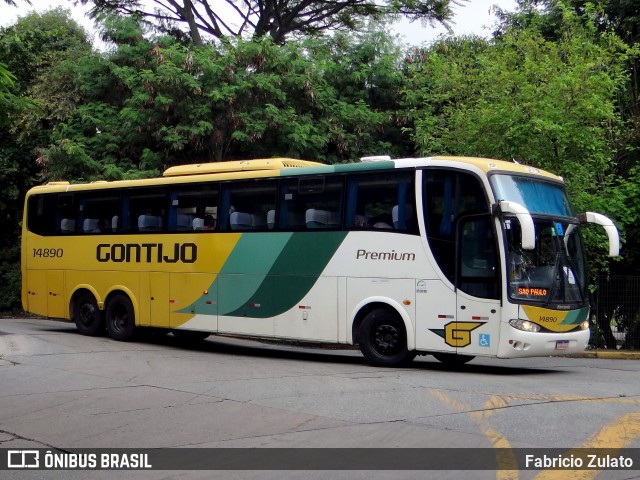 Empresa Gontijo de Transportes 14890 na cidade de São Paulo, São Paulo, Brasil, por Fabricio Zulato. ID da foto: 12096443.