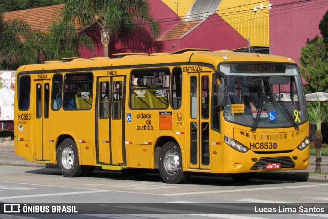Auto Viação Redentor HC853 na cidade de Curitiba, Paraná, Brasil, por Lucas Lima Santos. ID da foto: 12095513.