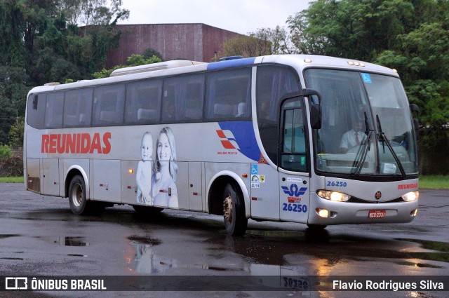 Reunidas Transportes Coletivos 26250 na cidade de Passo Fundo, Rio Grande do Sul, Brasil, por Flavio Rodrigues Silva. ID da foto: 12094311.