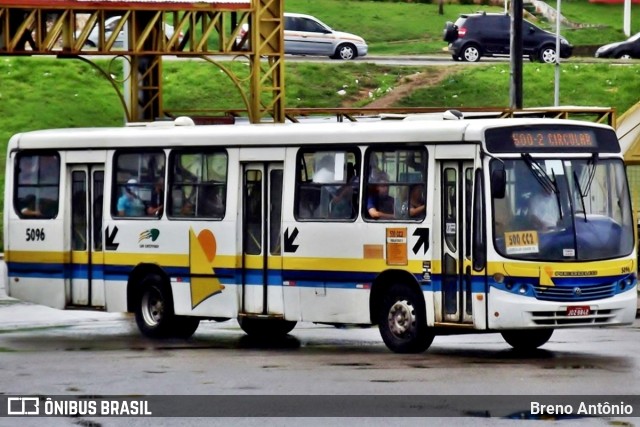 São Cristóvão Transportes 5096 na cidade de Aracaju, Sergipe, Brasil, por Breno Antônio. ID da foto: 12095233.