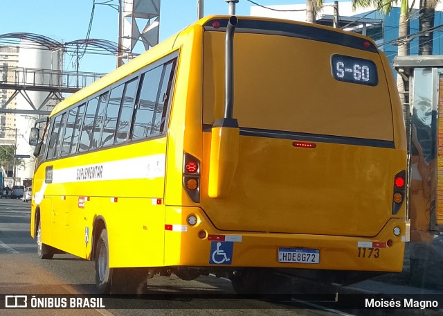 Transporte Suplementar de Belo Horizonte 1173 na cidade de Belo Horizonte, Minas Gerais, Brasil, por Moisés Magno. ID da foto: 12096501.