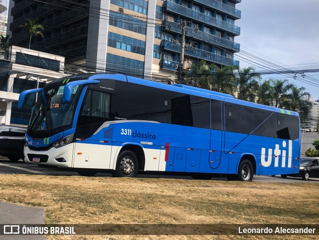 UTIL - União Transporte Interestadual de Luxo 3311 na cidade de Rio de Janeiro, Rio de Janeiro, Brasil, por Leonardo Alecsander. ID da foto: 12096811.