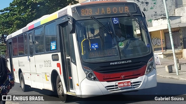 Transportes Barra D13158 na cidade de Rio de Janeiro, Rio de Janeiro, Brasil, por Gabriel Sousa. ID da foto: 12095816.