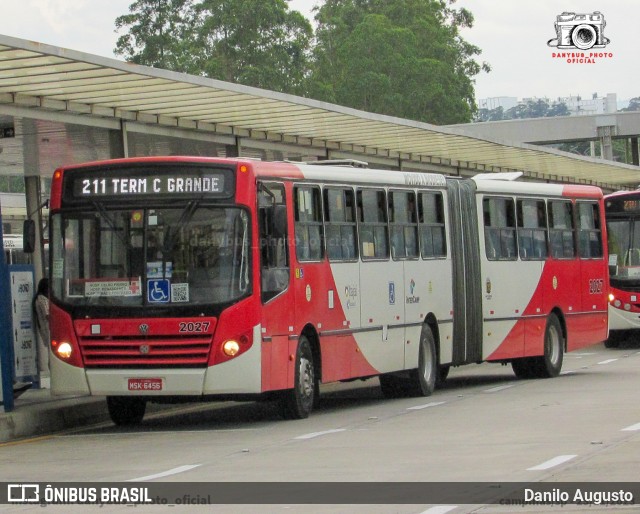 Itajaí Transportes Coletivos 2027 na cidade de Campinas, São Paulo, Brasil, por Danilo Augusto. ID da foto: 12094472.