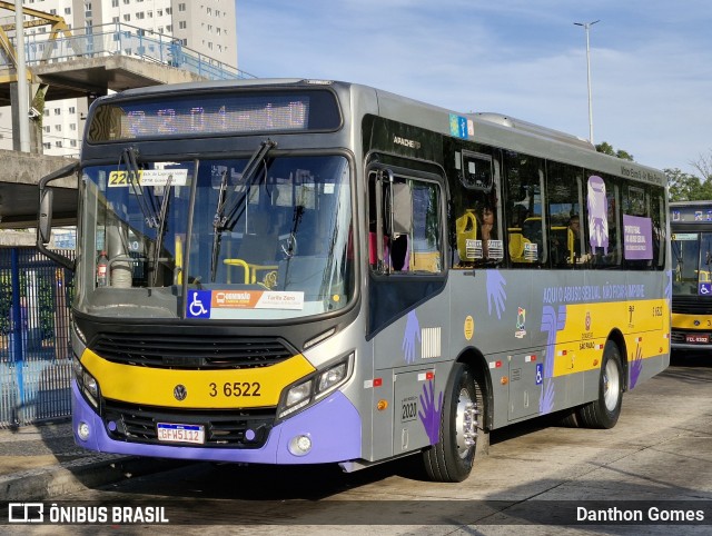 Transunião Transportes 3 6522 na cidade de São Paulo, São Paulo, Brasil, por Danthon Gomes. ID da foto: 12095333.