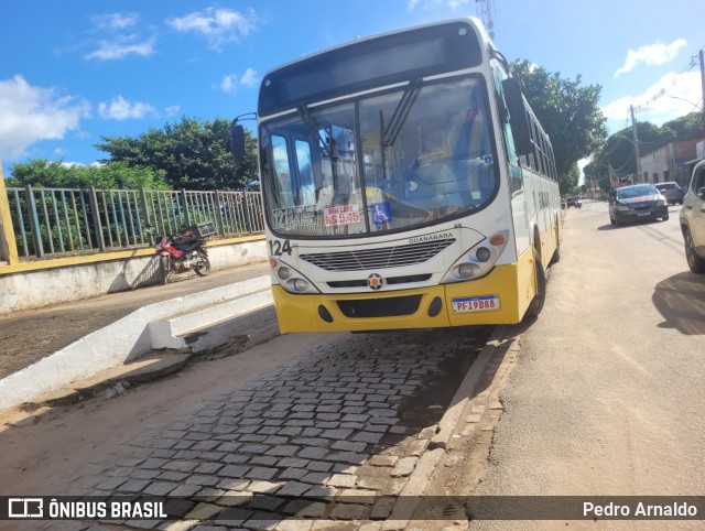 Transportes Guanabara 124 na cidade de Extremoz, Rio Grande do Norte, Brasil, por Pedro Arnaldo. ID da foto: 12094201.