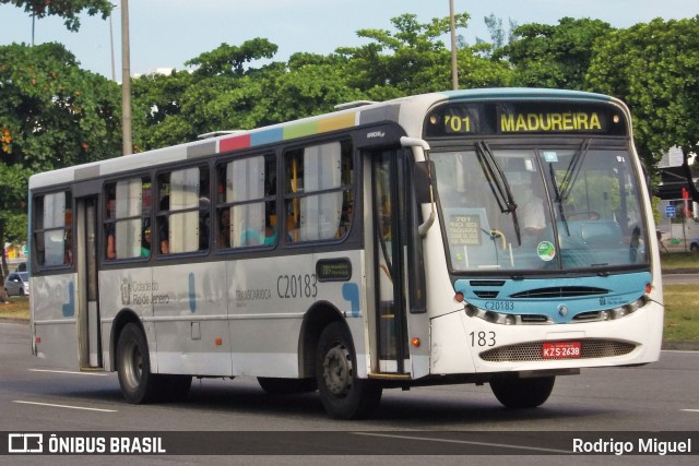 Transportes Litoral Rio C20183 na cidade de Rio de Janeiro, Rio de Janeiro, Brasil, por Rodrigo Miguel. ID da foto: 12095002.