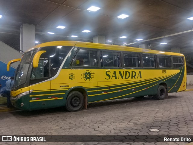 Viação Sandra 1750 na cidade de Belo Horizonte, Minas Gerais, Brasil, por Renato Brito. ID da foto: 12095171.