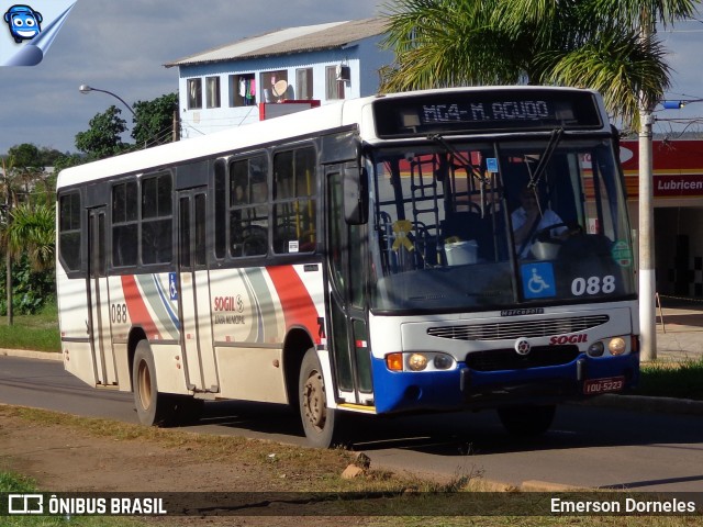 SOGIL - Sociedade de Ônibus Gigante Ltda. 088 na cidade de Gravataí, Rio Grande do Sul, Brasil, por Emerson Dorneles. ID da foto: 12094798.