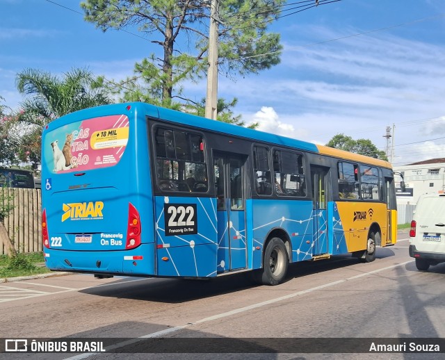 Francovig Transportes Coletivos 222 na cidade de Araucária, Paraná, Brasil, por Amauri Souza. ID da foto: 12094258.