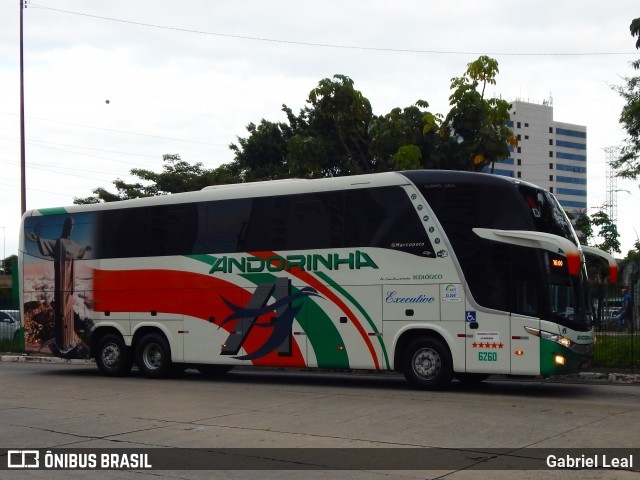 Empresa de Transportes Andorinha 6260 na cidade de São Paulo, São Paulo, Brasil, por Gabriel Leal. ID da foto: 12094650.