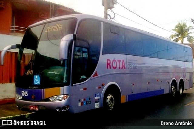 Rota Transportes Rodoviários 5005 na cidade de Aracaju, Sergipe, Brasil, por Breno Antônio. ID da foto: 12096769.