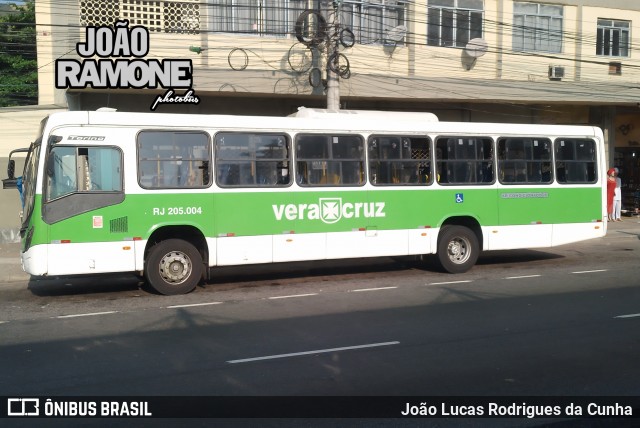 Viação Vera Cruz RJ 205.004 na cidade de Rio de Janeiro, Rio de Janeiro, Brasil, por João Lucas Rodrigues da Cunha. ID da foto: 12095028.