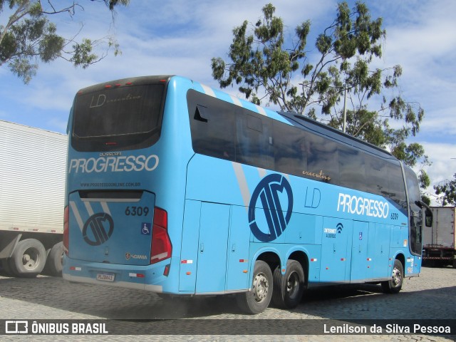 Auto Viação Progresso 6309 na cidade de Caruaru, Pernambuco, Brasil, por Lenilson da Silva Pessoa. ID da foto: 12096011.