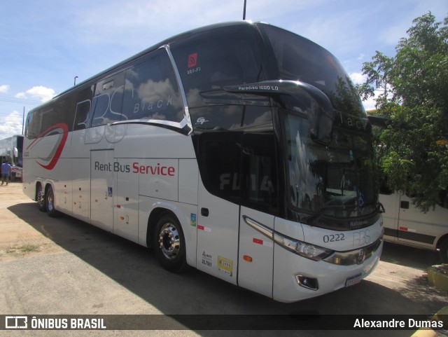 RBS - Rent Bus Service 0222 na cidade de Caruaru, Pernambuco, Brasil, por Alexandre Dumas. ID da foto: 12096045.