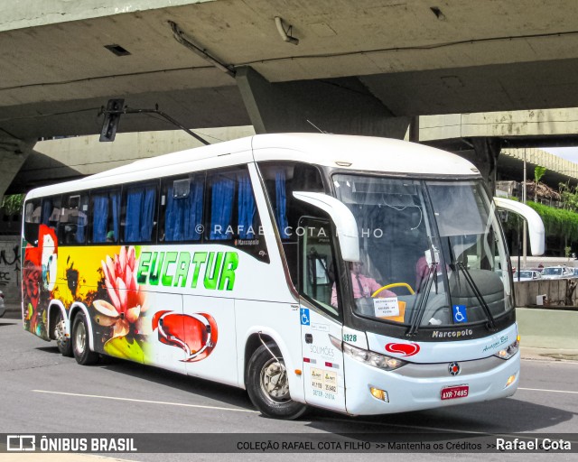 Eucatur - Empresa União Cascavel de Transportes e Turismo 4928 na cidade de Belo Horizonte, Minas Gerais, Brasil, por Rafael Cota. ID da foto: 12094959.