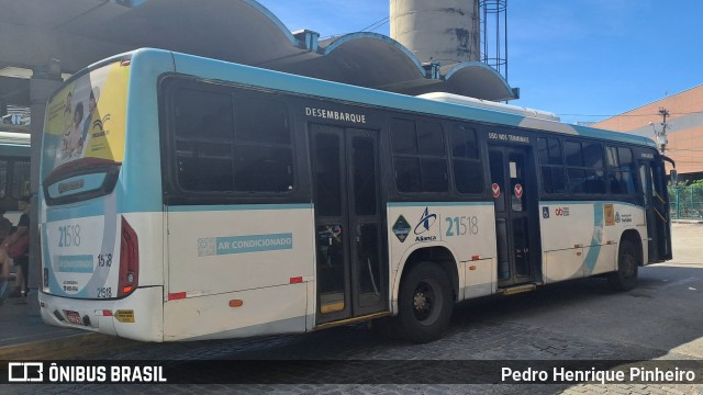 Aliança Transportes Urbanos 21518 na cidade de Fortaleza, Ceará, Brasil, por Pedro Henrique Pinheiro. ID da foto: 12094193.