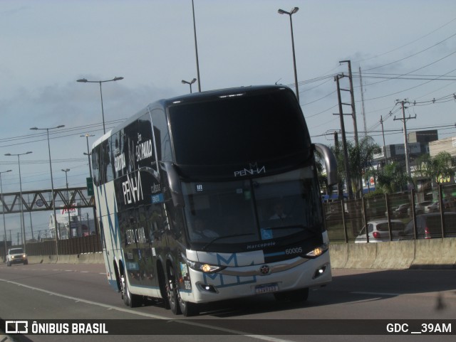 Empresa de Ônibus Nossa Senhora da Penha 60005 na cidade de Fazenda Rio Grande, Paraná, Brasil, por GDC __39AM. ID da foto: 12094941.