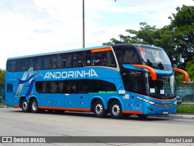 Empresa de Transportes Andorinha 7321 na cidade de São Paulo, São Paulo, Brasil, por Gabriel Leal. ID da foto: 12094654.