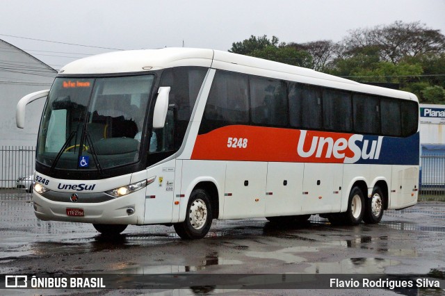 Unesul de Transportes 5248 na cidade de Passo Fundo, Rio Grande do Sul, Brasil, por Flavio Rodrigues Silva. ID da foto: 12094291.