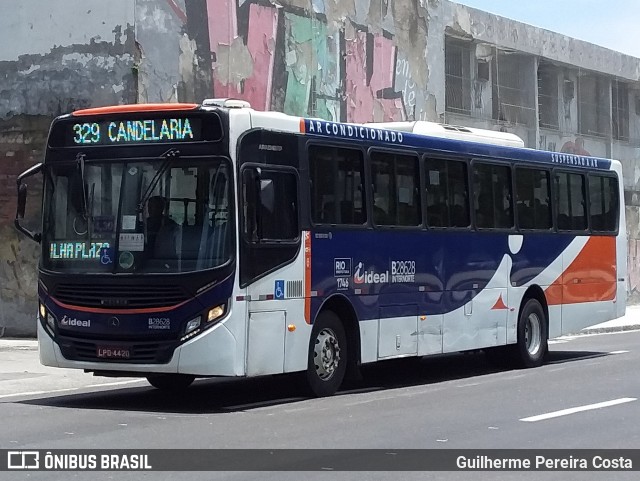 Viação Ideal B28628 na cidade de Rio de Janeiro, Rio de Janeiro, Brasil, por Guilherme Pereira Costa. ID da foto: 12096549.