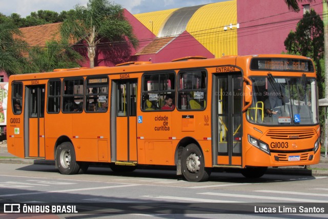 Viação Cidade Sorriso GI003 na cidade de Curitiba, Paraná, Brasil, por Lucas Lima Santos. ID da foto: 12095524.
