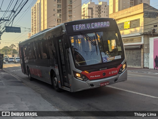 Express Transportes Urbanos Ltda 4 8144 na cidade de São Paulo, São Paulo, Brasil, por Thiago Lima. ID da foto: 12096814.