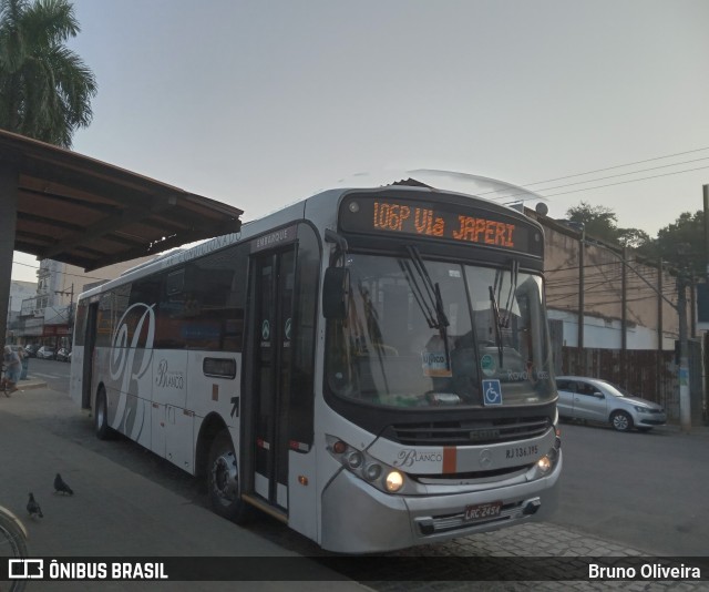 Transportes Blanco RJ 136.195 na cidade de Paracambi, Rio de Janeiro, Brasil, por Bruno Oliveira. ID da foto: 12094799.