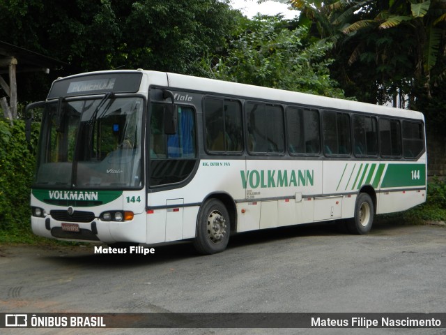 Empresa de Transportes Coletivos Volkmann 144 na cidade de Blumenau, Santa Catarina, Brasil, por Mateus Filipe Nascimento. ID da foto: 12094223.
