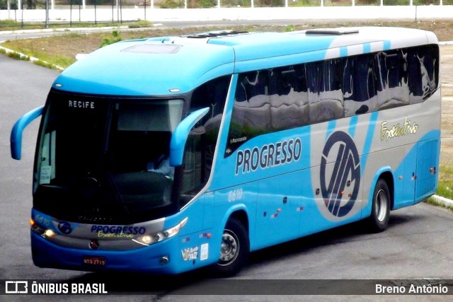 Auto Viação Progresso 6610 na cidade de Aracaju, Sergipe, Brasil, por Breno Antônio. ID da foto: 12095303.