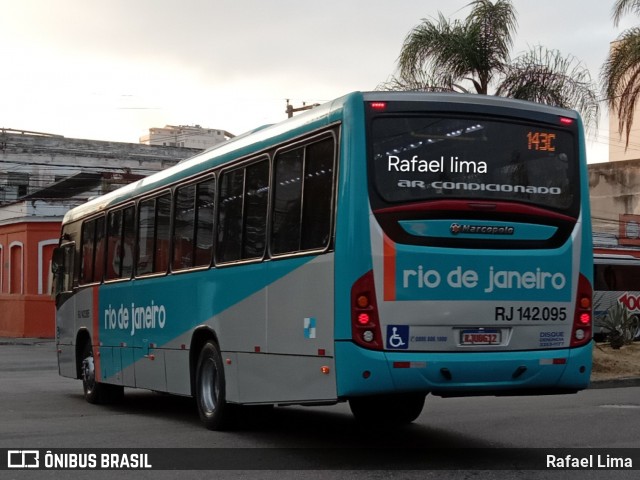 Expresso Rio de Janeiro RJ 142.095 na cidade de Niterói, Rio de Janeiro, Brasil, por Rafael Lima. ID da foto: 12095439.