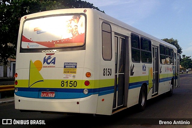 VCA - Viação Cidade de Aracaju 8150 na cidade de Aracaju, Sergipe, Brasil, por Breno Antônio. ID da foto: 12096755.