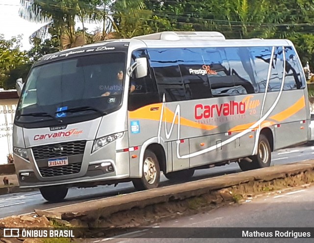 Carvalho Tur Transportes e Turismo RXB4A78 na cidade de Belém, Pará, Brasil, por Matheus Rodrigues. ID da foto: 12095619.