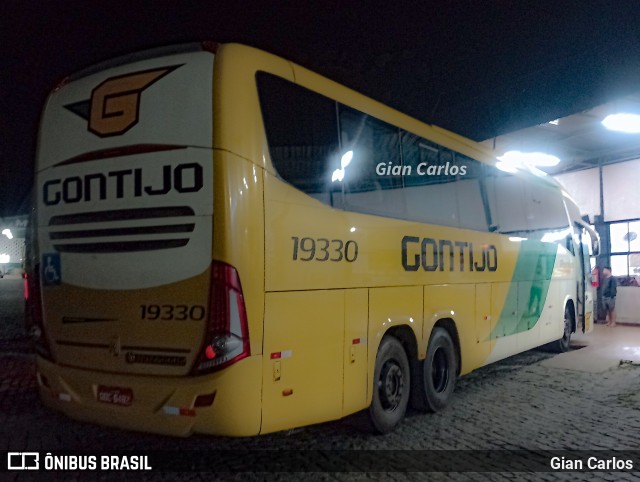 Empresa Gontijo de Transportes 19330 na cidade de Manhuaçu, Minas Gerais, Brasil, por Gian Carlos. ID da foto: 12095336.