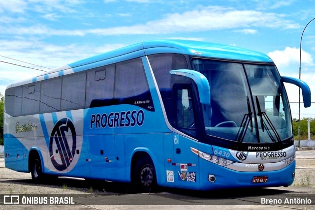 Auto Viação Progresso 6430 na cidade de Aracaju, Sergipe, Brasil, por Breno Antônio. ID da foto: 12095299.