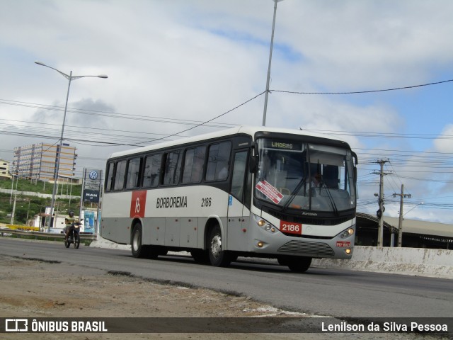 Borborema Imperial Transportes 2186 na cidade de Caruaru, Pernambuco, Brasil, por Lenilson da Silva Pessoa. ID da foto: 12096265.