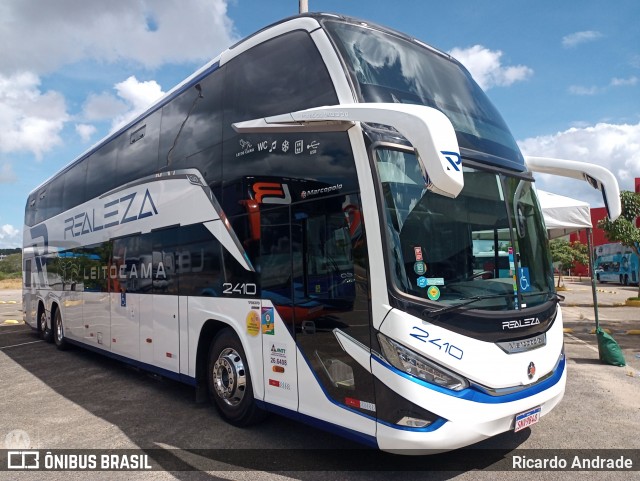 Realeza Bus Service 2410 na cidade de Caruaru, Pernambuco, Brasil, por Ricardo Andrade. ID da foto: 12094945.