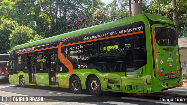TRANSPPASS - Transporte de Passageiros 8 1192 na cidade de São Paulo, São Paulo, Brasil, por Thiago Lima. ID da foto: 12095517.