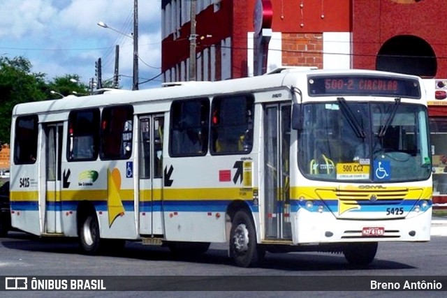 São Cristóvão Transportes 5425 na cidade de Aracaju, Sergipe, Brasil, por Breno Antônio. ID da foto: 12095311.